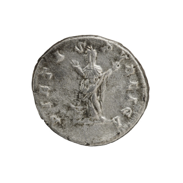 denarius, Julia Domna (ca. 160–217; Roman empress 193–211), Roman Empire — iconography: Pietas