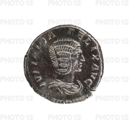 Denarius, Caracalla (188–217; Roman emperor 198–217) and Julia Domna (ca. 160–217; Roman empress