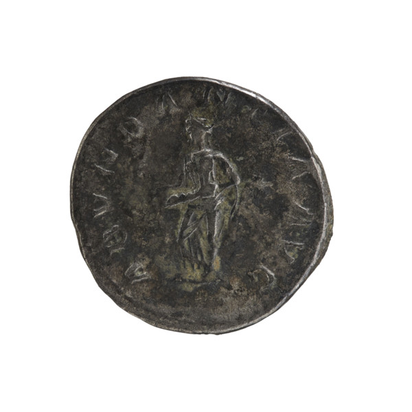 Denarius of Elagabalus (reigned 218–222). Obverse: IMP ANTONINVS PIVS AVG — Bust of Elagabalus with