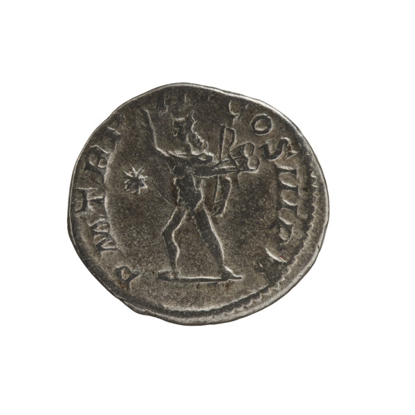 Denarius, Elagabalus (Roman emperor, 218–222 CE). Obverse: IMP ANTONINVS PIVS AVG — Bust of