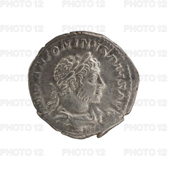 Denarius, Elagabalus (reigned 218–222). Obverse: IMP ANTONINVS PIVS AVG — Bust of Elagabalus with
