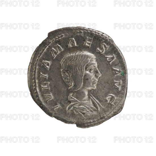 denarius, Elagabalus (204–222; Roman emperor 218–222), Julia Maesa (164–224) — iconography;