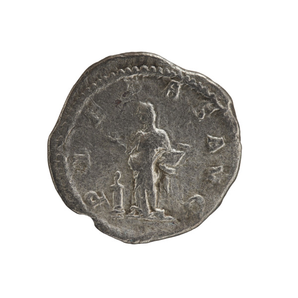 Denarius, Elagabalus (204–222; Roman emperor 218–222), Julia Maesa (ca. 160–224; Augusta 218–224).