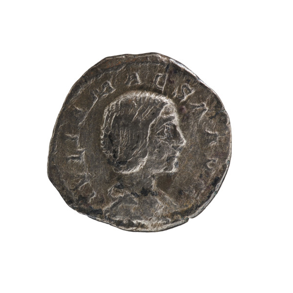 Denarius, Elagabalus (204–222; Roman emperor 218–222); Julia Maesa (ca. 160–224; Augusta 218–224).