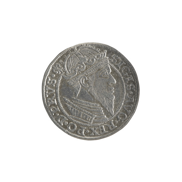 Gdansk trojak, Sigismund II Augustus (King of Poland; 1544–1572), Jagiellonian dynasty; obverse: