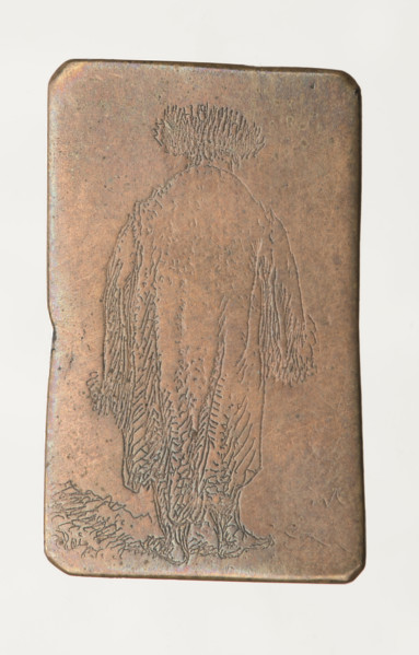 Man in a Coat, Norblin de la Gourdaine, Jean Pierre (1745–1830), graphic artist; Witke-Jezewski,