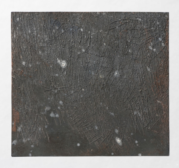 View of a port quay in a northern European city; verso: graphic trials or fragment of a