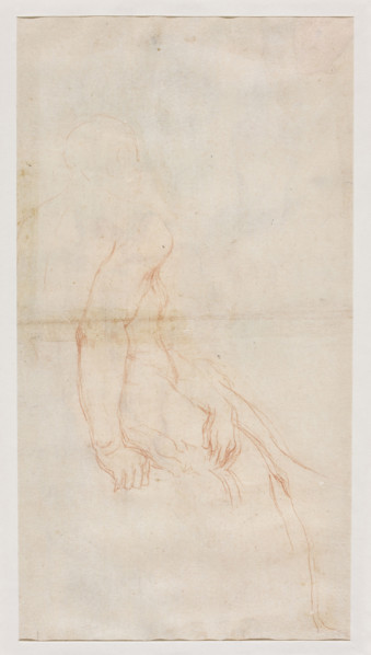 St. Sebastian and St. Catherine, Morazzone (1573–1626), draughtsman; Bonola Codex; Catherine of