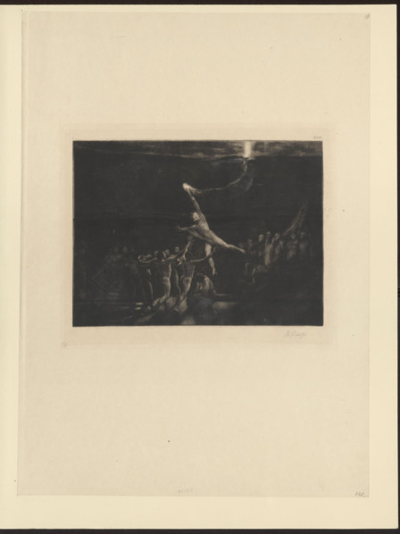 Theft of Light, pl. 12; Brahms's Fantasy, Op. XII; Klinger, Max (1857–1920), graphic artist;