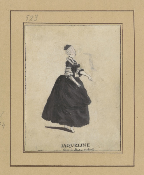 Jacqueline in the art of Maitre en droit, Janinet, Jean-François (1752-1814); French drawings;
