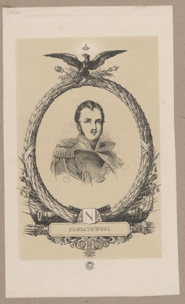 Bust of Prince Józef Poniatowski, graphic artist; subject: Poniatowski, Józef Antoni (1763–1813) in