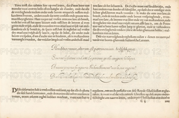 Description of Italian Literature, Description of Italian Literature (continuation) and a writing