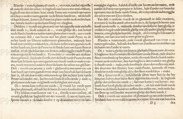 Short report and substantiation of how the Italian letters must be made individually, Description