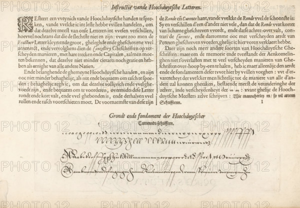Description and writing example of High German literature, Instruction of High German Literature,