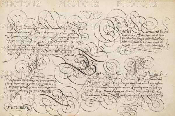 Writing sample: Vergeldet Niemand böses, 't Magazin oft pac-huys der loffelycker penn-const, print,