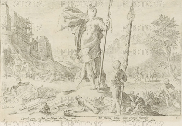 Bronze Age, Ovid's Metamorphoses, Re-creations by P. Ovid Naso, print, album page, Series number,