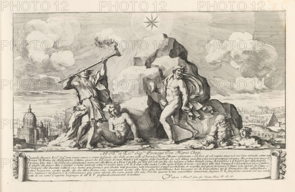 Allegory of the Chigi family and a dedication to Mario Chigi, Il secondo libro del novo teatro