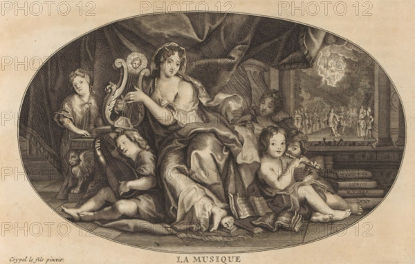 Music, La Musique, Le Cabinet des Beaux Arts, ou Recueil Des Plus Belles Estampes, engraved after