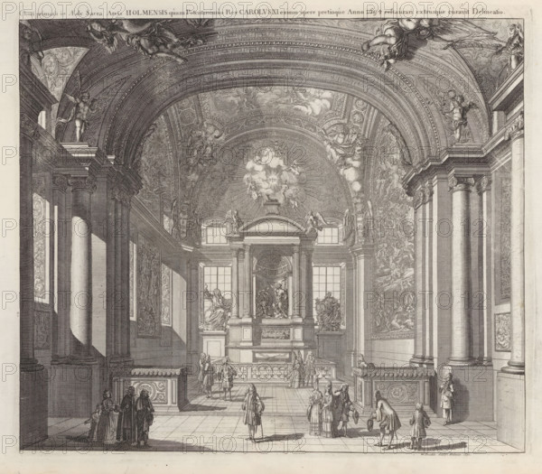 Chori primarii in Aede Sacra Arcis Holmensis, Choir of the old chapel in the Tre Kronor castle,