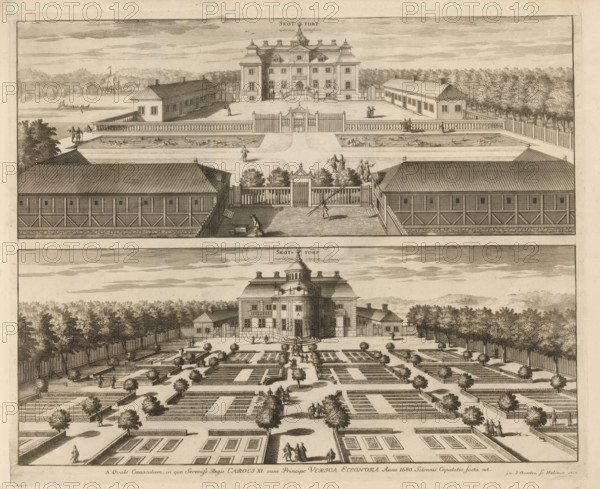 View of Skottorp Castle, from the east and south, Skottorp versus Occasum, Skottorp meridiem