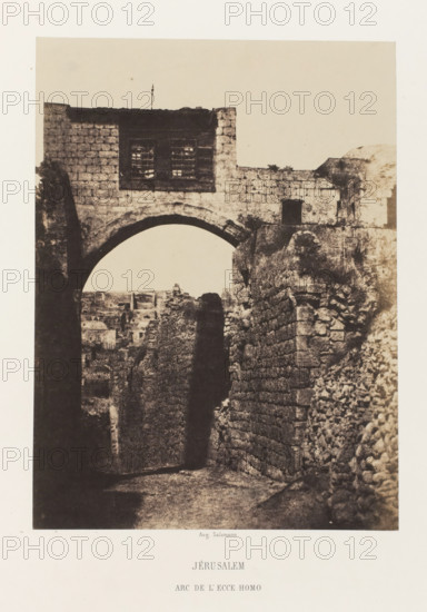Arch of Ecce Homo, Jerusalem, Jérusalem. Arc de l'Ecce Homo, photograph, page, photographer:
