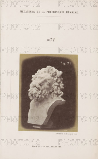 Image of 'Laocoon de Rome', photograph, page, Unnumbered page with photo 71 from Mécanisme de la