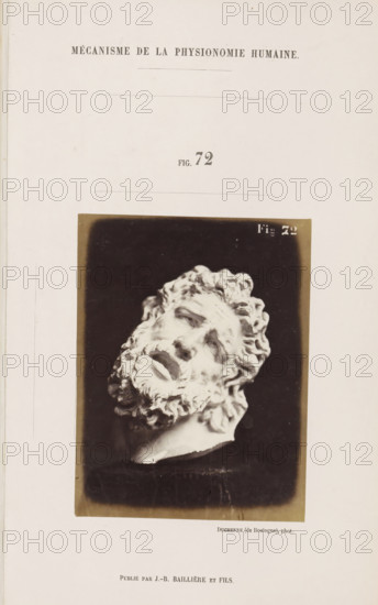 Image of 'Laocoon de Bruxelles', photograph, page, Unnumbered page with photo 72 from Mécanisme de