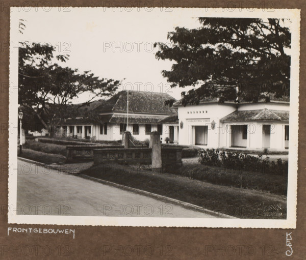 Front buildings of the Queen Emma School, photograph, Front buildings of the Queen Emma School in