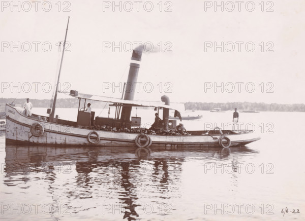 Tugboat 'Cornelis', Ocean Harbor Belawan, photograph, The tugboat 'Cornelis'. Numbered: 168. Part