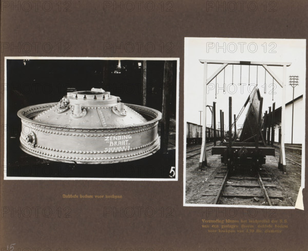 Double bottom for cooking pot, Shipment within the SS loading profile of a hammered iron double
