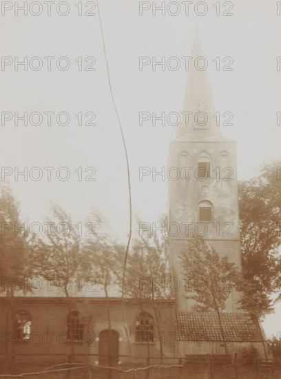 View of the Reformed Church in Schalkwijk, photograph, annotation: 'Dutch Reformed Church in