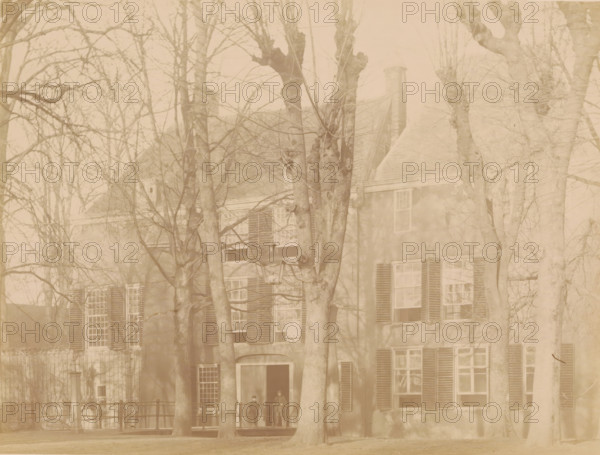 View of IJsselstein Castle, photograph, annotation: 'Castle in IJsselstein, demolished 1888',