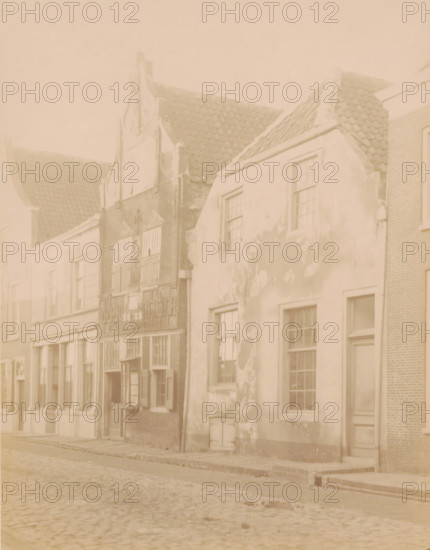 Houses in the Benschopperstraat in IJsselstein, photograph, annotation: 'IJsselstein', annotation: