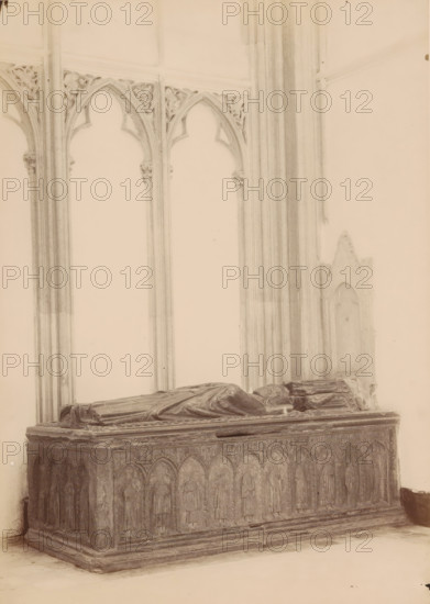 Tomb monument of Gwijde van Avesnes in the Cathedral of Utrecht, photograph, annotation: 'Utrecht',