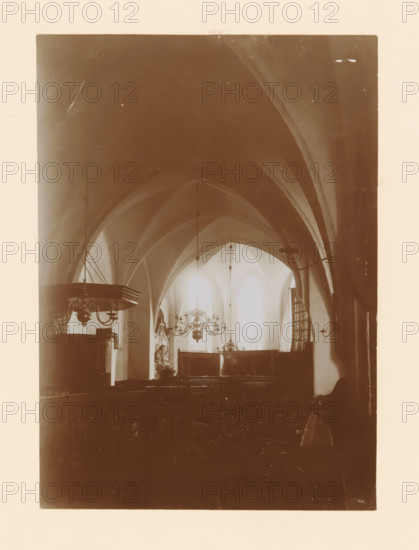 Interior of the St. Nicholas Church in Wijhe, photograph, annotation: 'Wijhe', annotation: 'Dutch