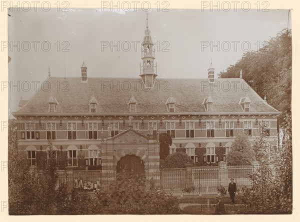 View of the Royal Orphanage in Buren, photograph, annotation: 'Orphanage, Buren', annotation: 'The