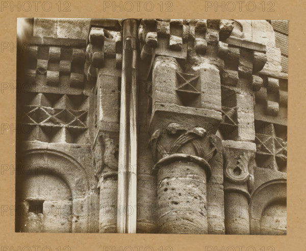 East Church, 1. Frieze 5., View of the sculpture of a frieze of Bamberg Cathedral, album page,