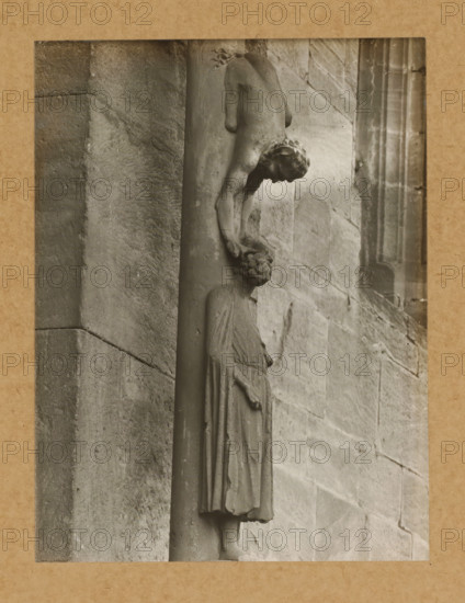 Detail of the Princely Portal in Bamberg Cathedral, Princely Gate Judas Column, the figure, album