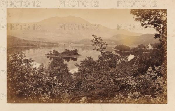 Loch Achray and Ben Venue, View of Loch Achray and Ben Venue, photograph, number: '341, GWW',