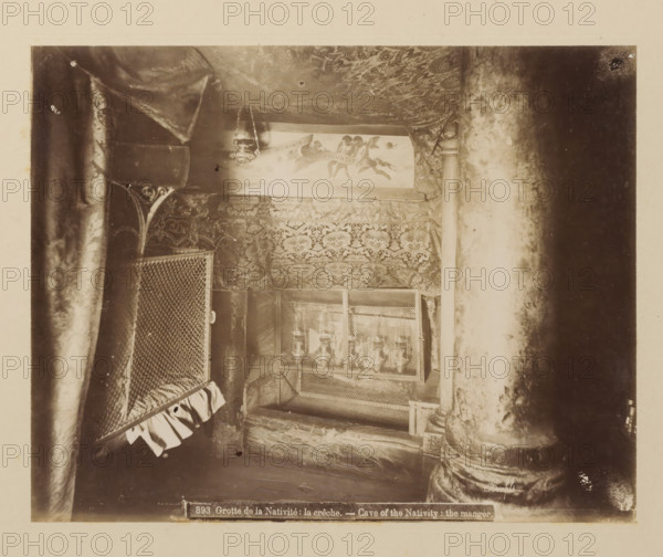 Grotte de la Nativité: la crêche, Cave of the Nativity: the manger, Cradle of Christ in the Church