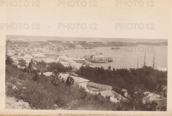 St. George's Island and Ordinance Island, page, photomechanical print, photographer: James H.
