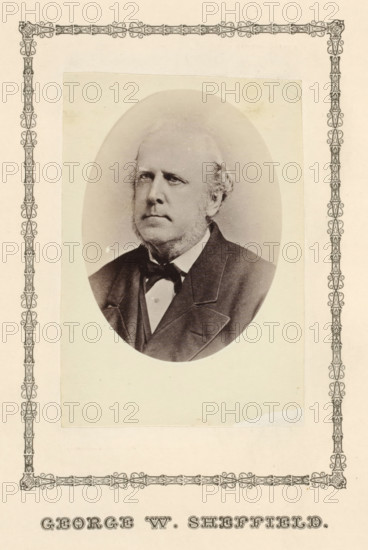 George W. Sheffield, photograph, page, c. 1876 - in or before 1881, photographer, paper, albumen