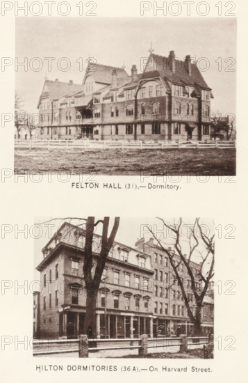 Hilton dormitories, Felton Hall, page, photomechanical print, number: '(31) (36 A)', Cambridge