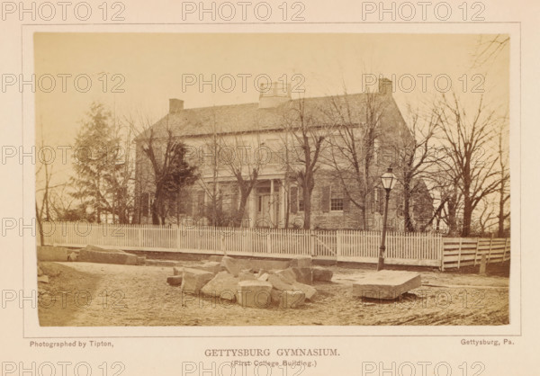 Gettysburg grammar school, photograph, page, photographer: William H. Tipton, Gettysburg, c. 1877 -