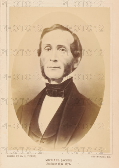 Michael Jacobs, photograph, reproduction, page, photographer: William H. Tipton, Gettysburg, after