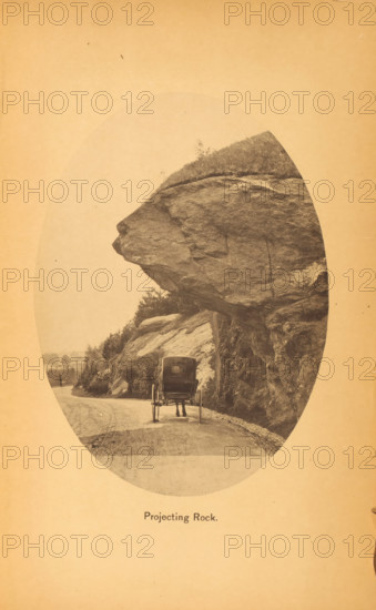 Projecting rock, page, photomechanical print, New York (city), c. 1866 - in or before 1871, North