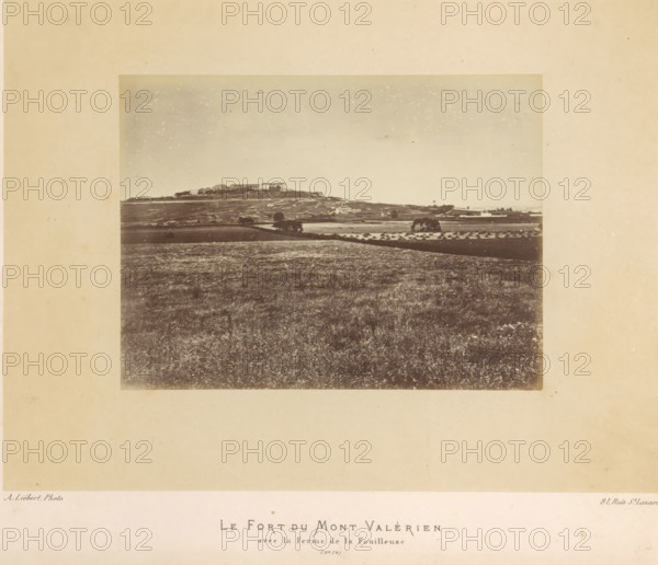 View of the fortress of Mont-Valérien in Suresnes, Le Fort du Mont Valérien avec la Ferme de la