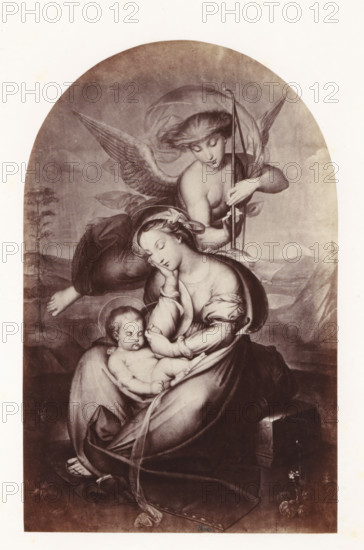 Photo reproduction of The Sleeping Christ Child by Antoine Wiertz, photograph, reproduction, page,