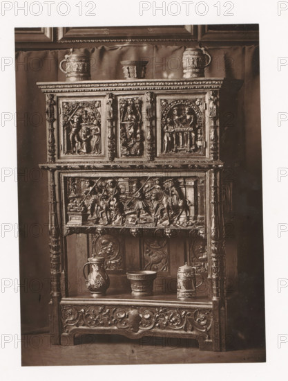 Sideboard in the style of Francis I of France, displayed during the Exposition Rétrospective of
