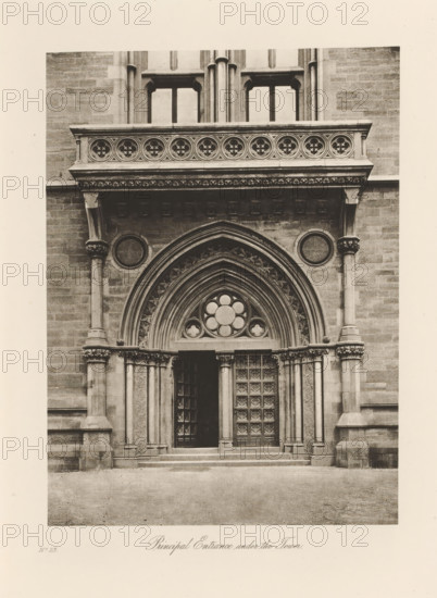 Main entrance to the University of Glasgow, Principal Entrance under the Tower, page,
